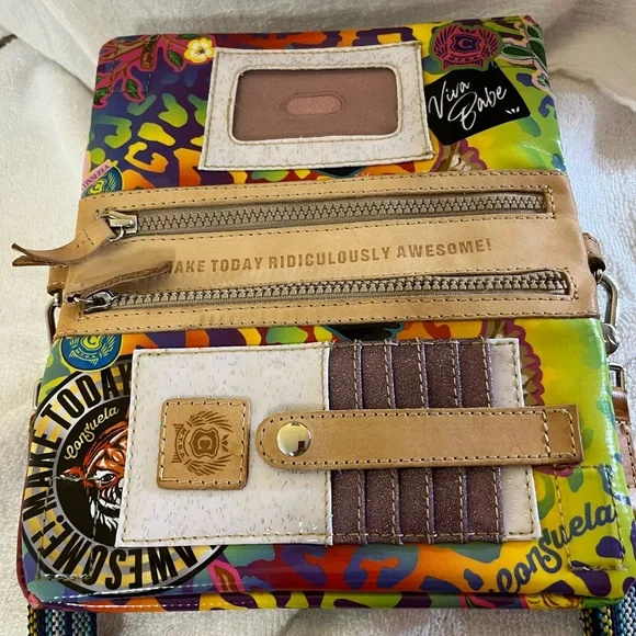 Consuela Multicolor Clutch Wristlet - Picture 8 of 10